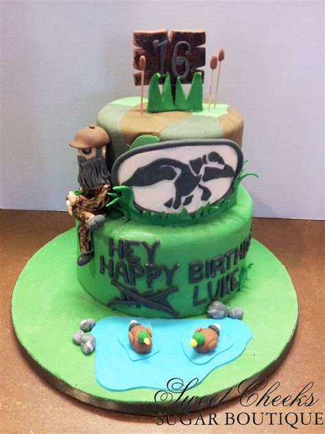Hey Jack Check Out This Duck Dynasty Themed Cake Complete With Fondant