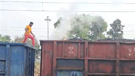 Coal Laden Train Catches Fire In Odisha Firefighters Douse Blaze
