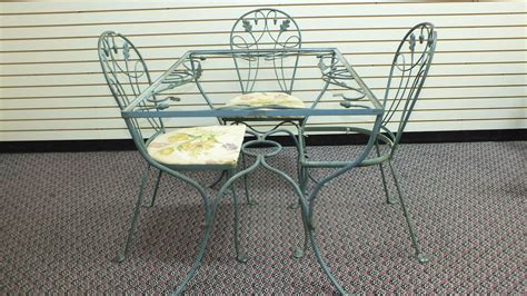Wrought Iron Patio Table And Chairs Ebth