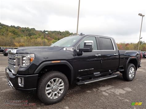 2020 Gmc Sierra 2500hd Denali Crew Cab 4wd In Carbon Black Metallic