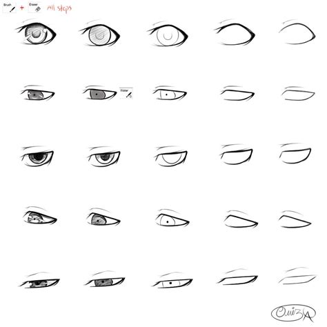How To Draw Anime Eyes Anime Eye Drawing Eye Drawing
