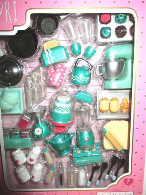 New Lori Our Generation Mix And Bake Set American Girl 6 Mini Doll Fake