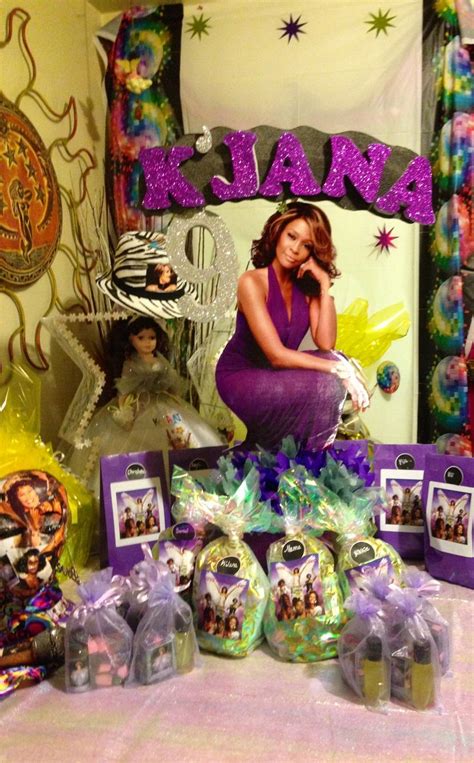 Are you searching for whitney houston's age and birthday date? K'Jana Whitney Gift Treasure Box dazzling centerpiece. | Happy birthday me, Karaoke party ...