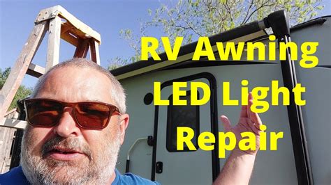 Remounting Our Rv Awning Led Strip Light Youtube