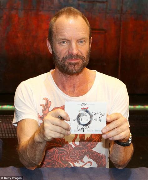 Sting Looks Down As He Promotes Soundtrack To The Last Ship Daily