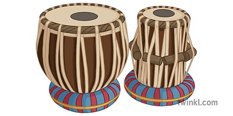 Tabla Music Musical Instrument Indian Secondary Illustration Twinkl
