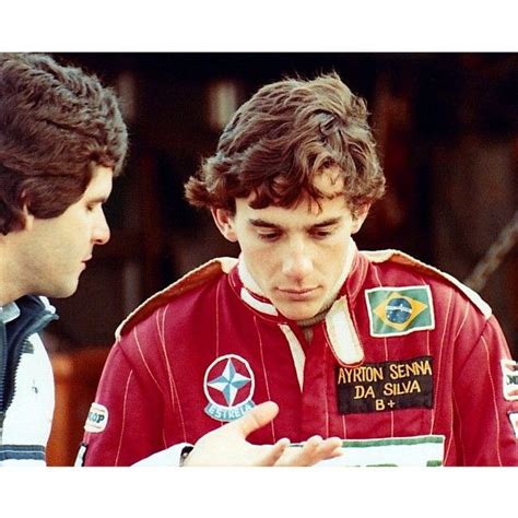 Ayrton Senna Da Silva On Instagram Ayrton Senna And His Friend Chico Serra At Thruxton Before