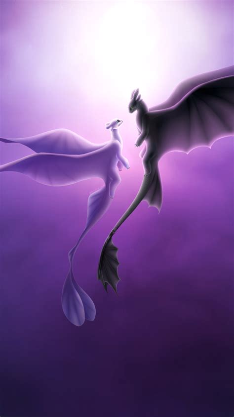 X Toothless And Light Fury Romantic Love Iphone S Plus