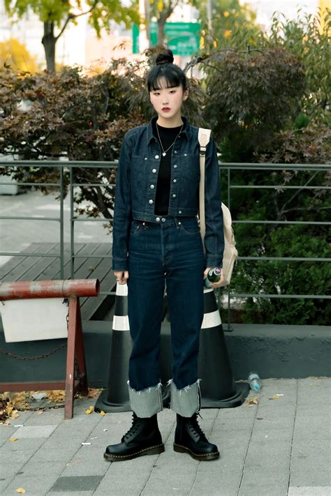 November 2019 Seoul Womens Street Fashion Style écheveau 여성 거리 스타일