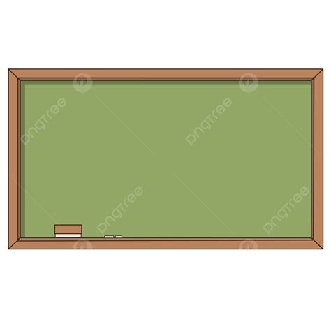 Flat Green Chalkboard Vector Blackboard School Png And Vector With