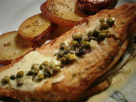 Aile de Raie Poêlée Sauce aux Câpres LEau à la Bouche