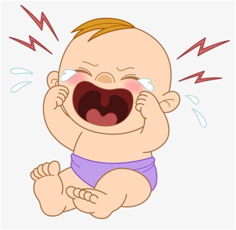 25crying Baby Cartoon Pictures Eat Play Easy