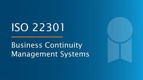 Iso 22301 Business Continuity Management