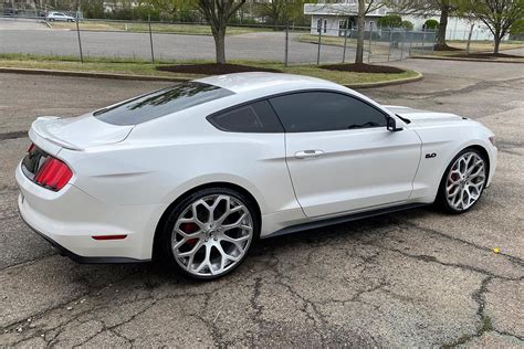 Ford Mustang Gt S550 White 22 Inch Forgiato Tessi Ecl Wheel Wheel Front