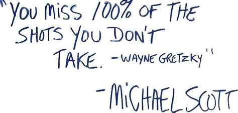 The Office Michael Scott Wayne Gretzky Quote By Electricgal Office