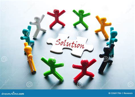 Teamwork For Solve Problem Stock Photo Image Of Join 22601706