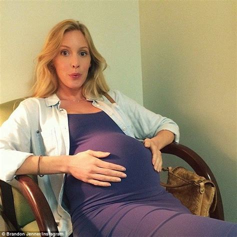 Leah Jenner Shares New Photo Of Growing Baby Bump On Instagram Leah