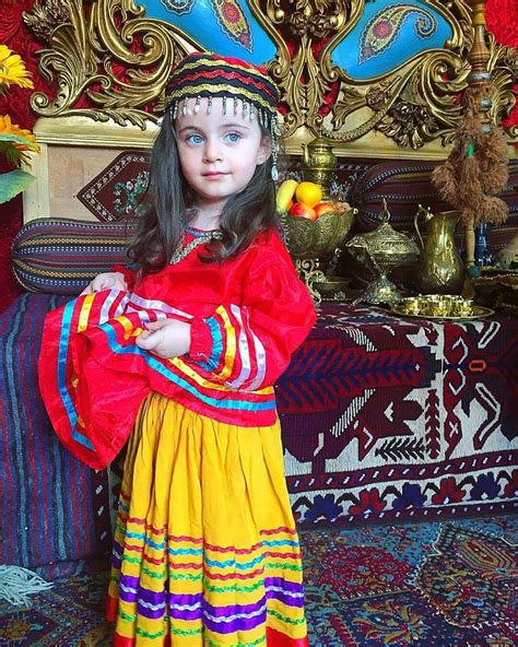 Iranina Girl With One Of Iranian Local Costume Iranian Girl Iranian