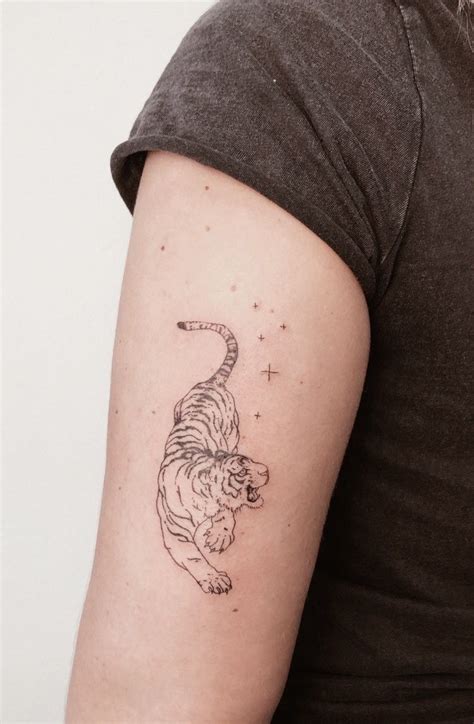 Tiger Tattoo Realistic Homemade Tattoos Tiger Tattoo Leopard Tattoos