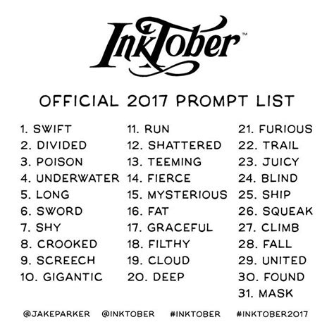 Pin By Sketchbook Warrior On Art Prompts Inktober Drawing Challenge Creative Drawing Prompts