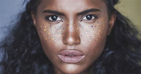 Coloured Freckles Are The Boldest New Beauty Trend Huffpost Uk