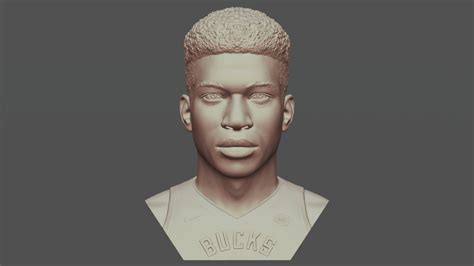 Bucks finish off magic to reach eastern semifinals. Giannis Antetokounmpo bust 3D printing - Buy Royalty Free 3D model by PrintedReality ...