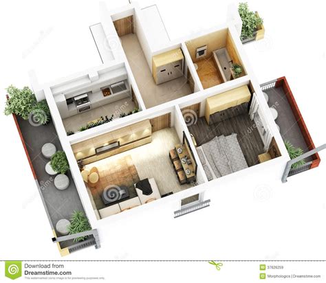3d Floor Plan Royalty Free Stock Images - Image: 37626259 Engineers spend a reasonable amount of time measuring the walls, doors and pertinent furniture to make an accurate floor plan.