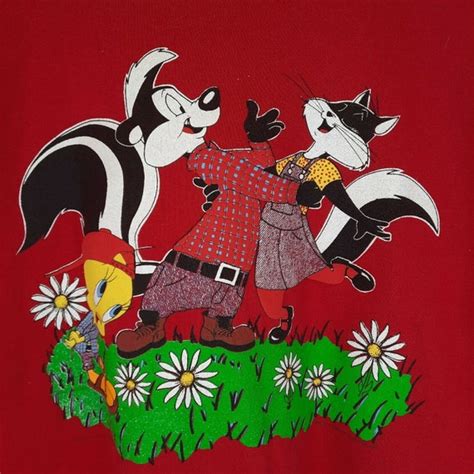 Vintage 90s Pepe Le Pew And Penelope Pussycat Looney Tunes Etsy
