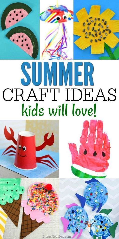 29 Summer Themed Crafts Ideas In 2021 Crafts Preschool Crafts