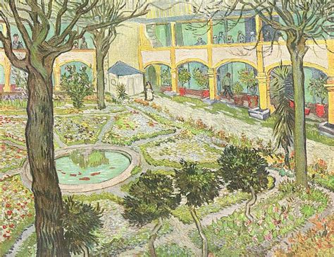 Vincent Van Gogh Garten Des Hospitals In Arles Wandbild Kaufen