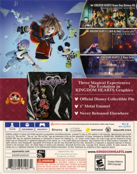 Kingdom Hearts Hd 28 Final Chapter Prologue Box Shot For Playstation 4