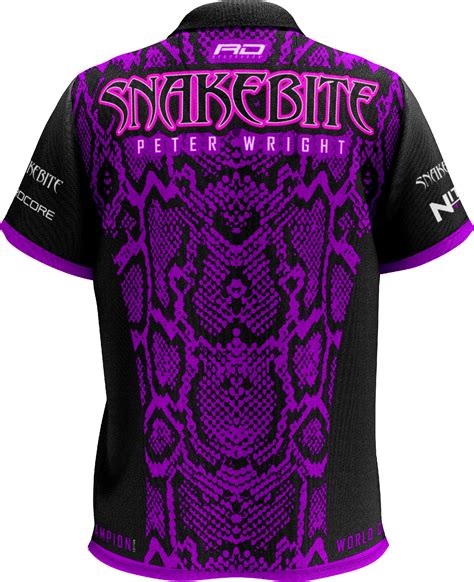 Red Dragon Peter Wright World Champion 2020 Edition Dartshirt Purple