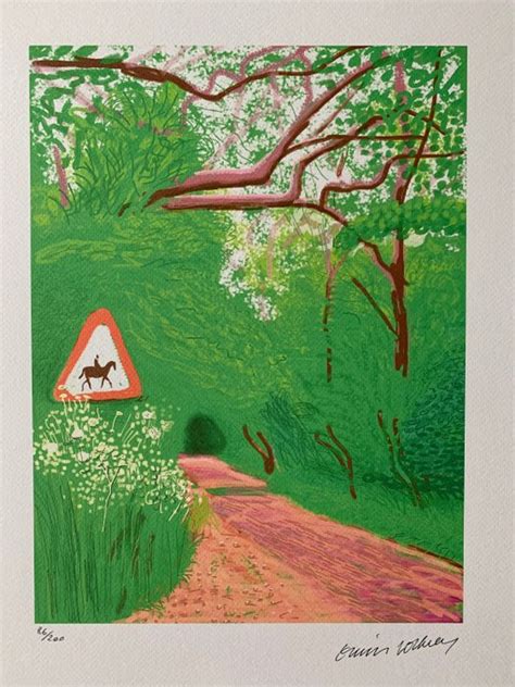 David Hockney After The Arrival Of Spring In Catawiki