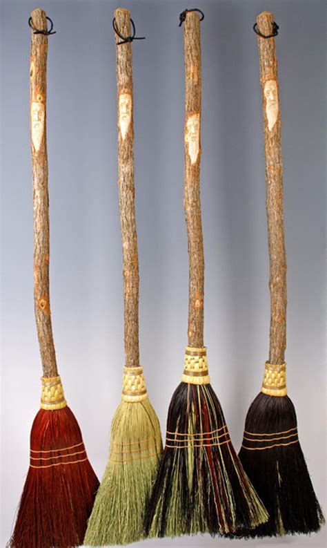 Carved Hearth And Home Broom Set In All Natural Broom Corn Etsy