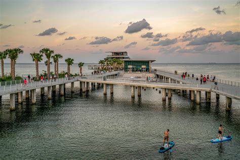 Walking tour of the new pier in st. St. Pete Pier is a shining addition to Tampa Bay - News ...