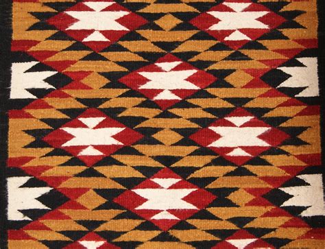 Navajo Double Saddle Blanket Navajo Weaving For Sale