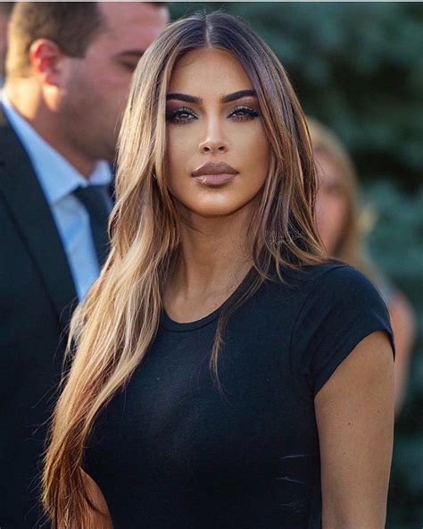 Kim Kardashian West On Instagram Kim With Light Brown Hair 😍
