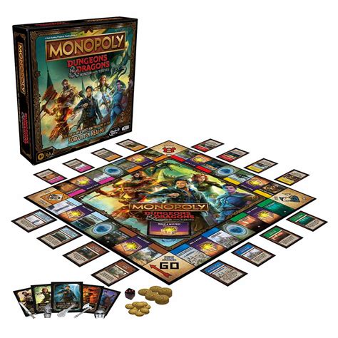 Dungeons And Dragons Honor Among Thieves Monopoly Board Game Card