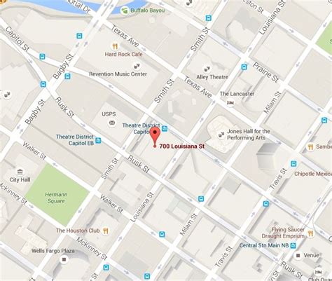 Downtown Houston Tunnel Map Printable