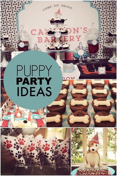 Party Ideas Puppy Party Dog Themed Parties Birthday Party Games