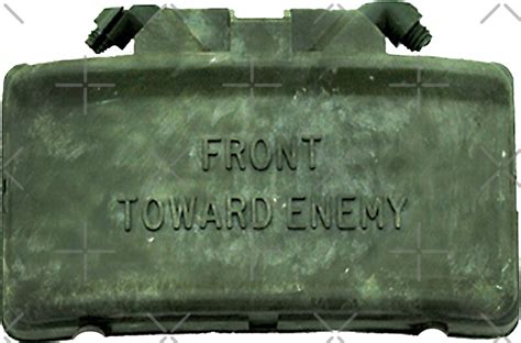 Front Towards Enemy Claymore Stickers By Buckwhite Redbubble