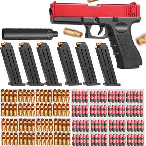 Buy Qavcg Shell Ejection Soft Bullet Toy Rubber Bullet Pistol M1911 11 Size Toy Safety Foam