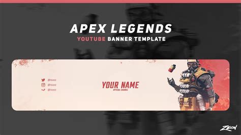 Apex Legends Banner Template Free Channel Art For Youtube Youtube