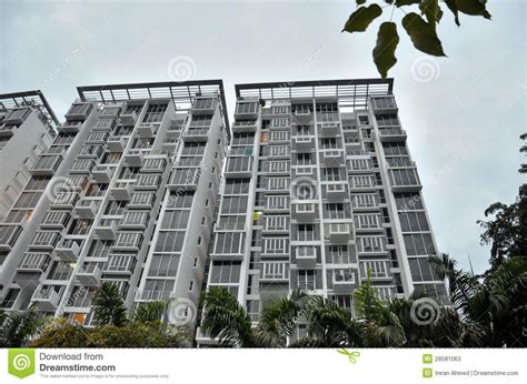 Modern Apartment Building In Singapore Stock Image Image