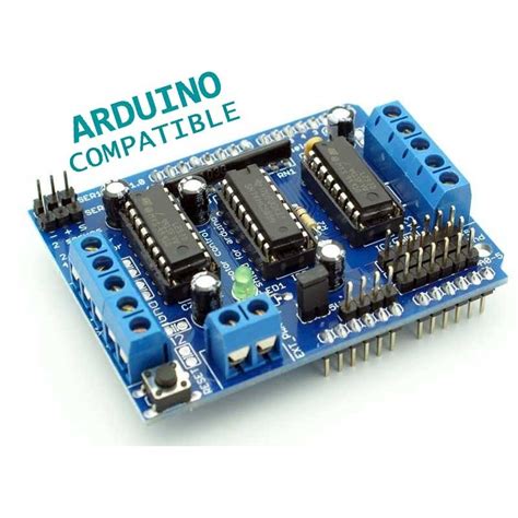 Controlando Motores Dc Com O Arduino Motor Shield L293d Arduino E Cia