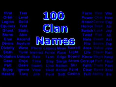 15 goated tryhard names for fortnite psn xbox not taken yet. Good clan names | Doovi