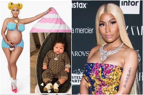Rapper Nicki Minaj Shares Photos And Video Of Her Baby Boy For The