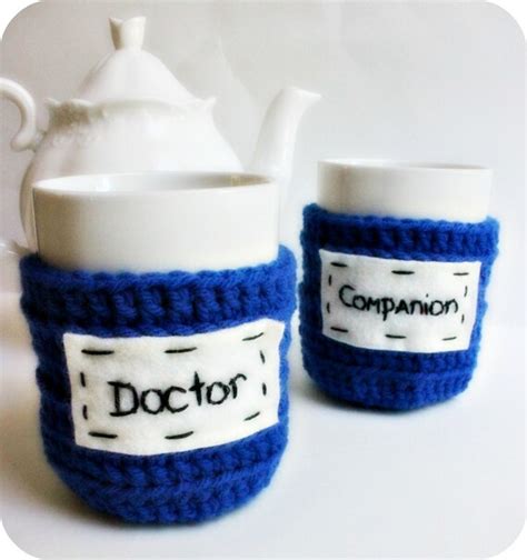 Items Similar To Doctor Companion Coffee Mug Cozy Tea Cup Set