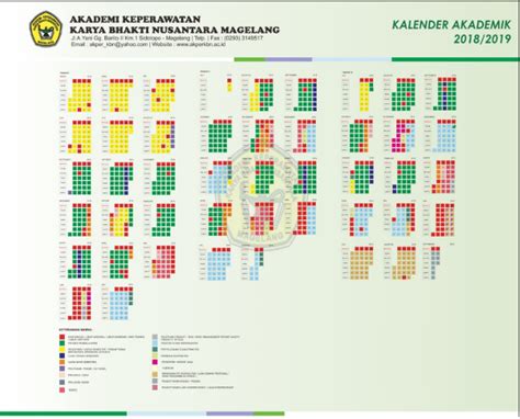 Surat edaran uas semester genap 2018/2019 stkip pgri tulungagung. Kalender Akademik | Akademi Keperawatan Karya Bhakti Nusantara