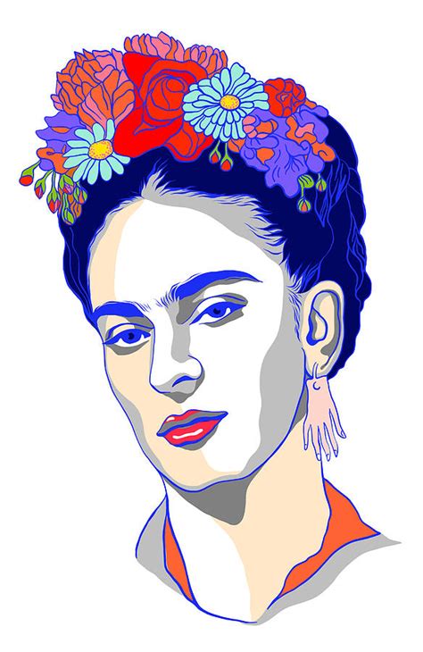 Frida Kahlo Digital Art By Sdenek Vatslav Fine Art America